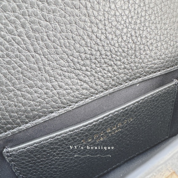 NWT Tory Burch Britten Mini Top Handle Crossbody Black Gold 149645 - Picture 8 of 8